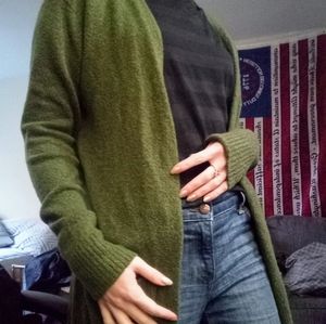 A•NEW•DAY deep green cardigan